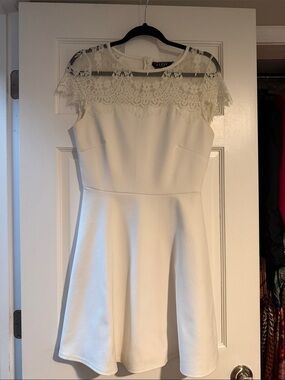 Lipsy White Lace Dress